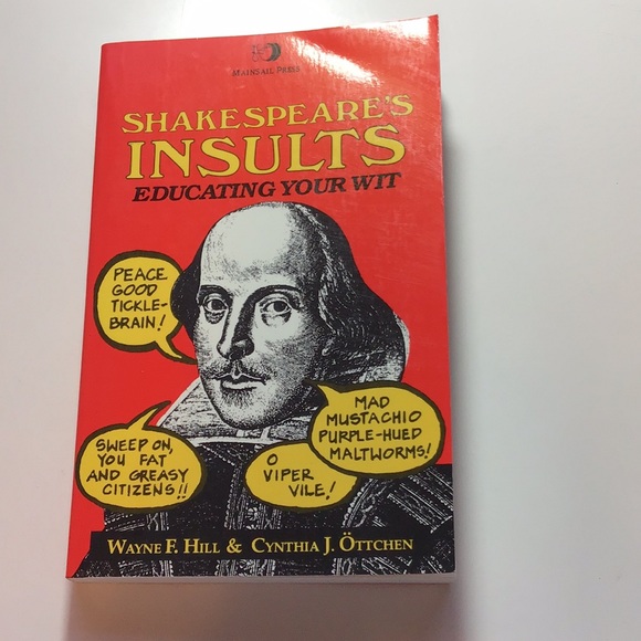 📚5 for $25📚Shakespeare’s Insults Educating Your Wit paperback 1991 - Picture 1 of 6